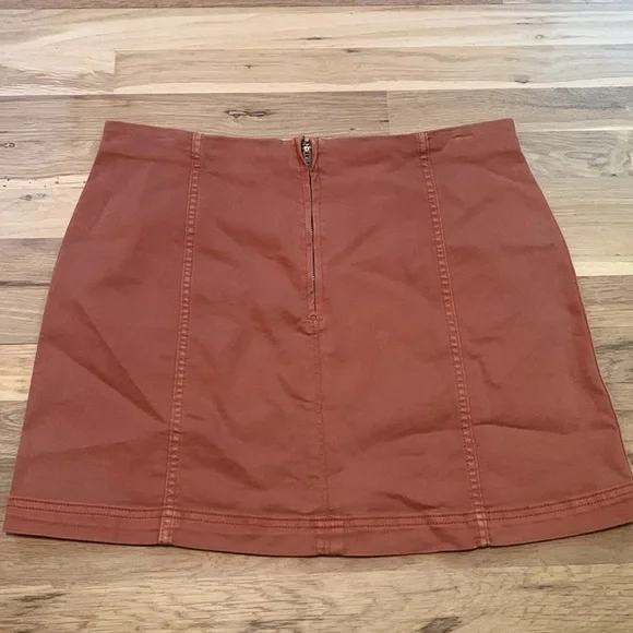 Wild Fable Burnt Orange Mini Skirt Women’s 16 - Picture 8 of 10